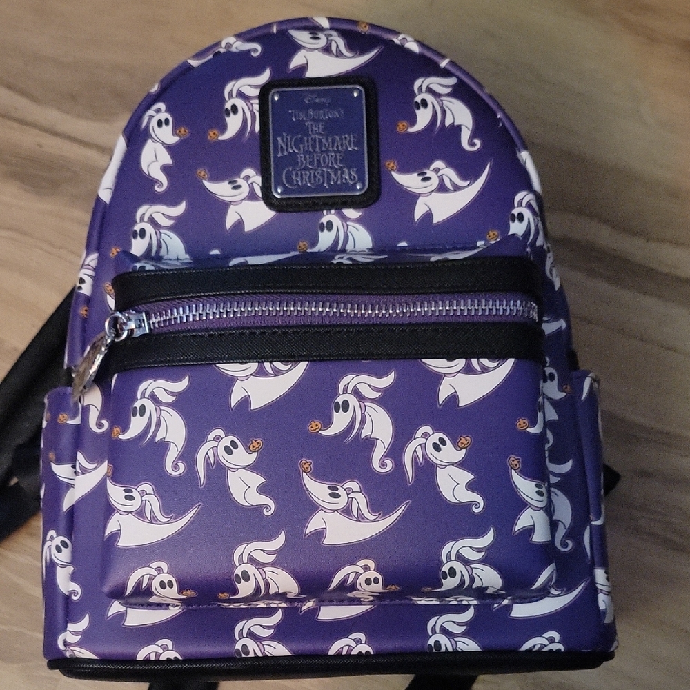 Loungefly Disney Nightmare Before Christmas Zero Glow In The Dark Backpack